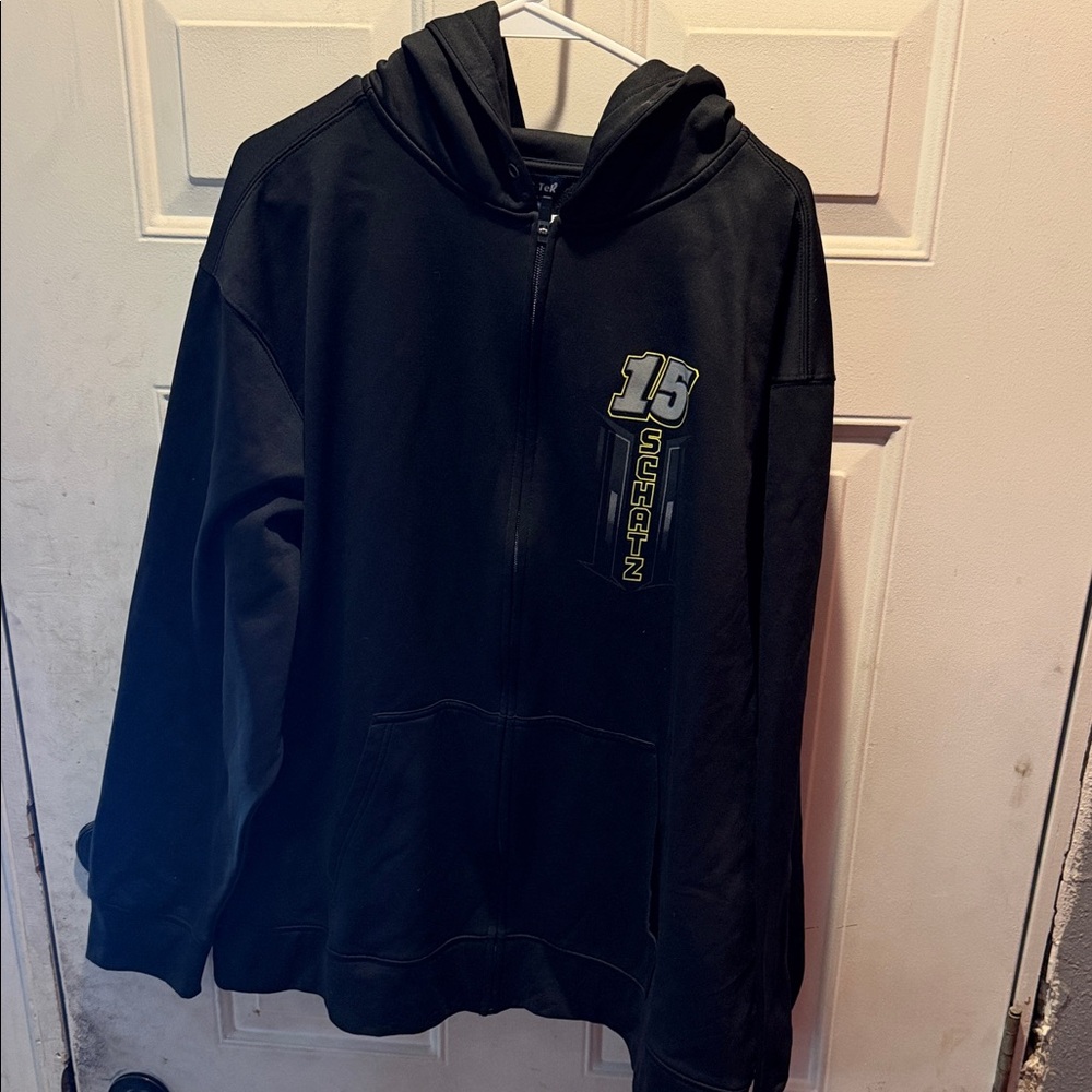 Black Zip-up Donny Schwartz Hoodie